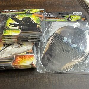 New G.I. Joe party supplies 2‎ sets party masks 2 sets of treat boxes